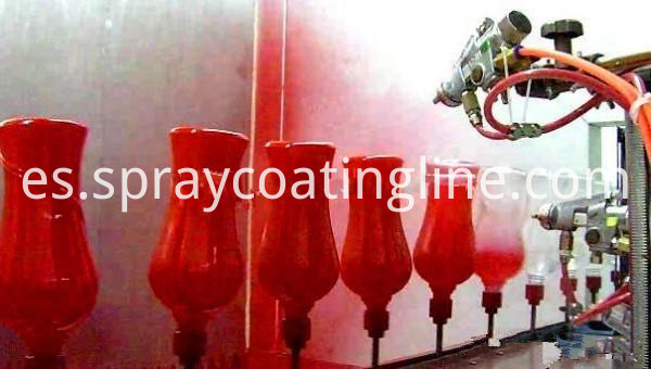 Línea de producción automática de botellas de vidrio Automatic production line of glass bottles